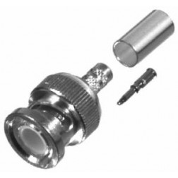 RFB-1106-2 RF Industries BNC Male Crimp Connector for Cable Group C