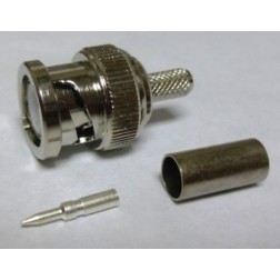 202021  BNC Male Crimp Connector, Cable Group C, AVA Corp