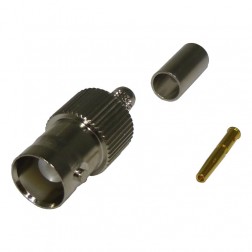RFB-1123-1 RF Industries BNC Female Crimp Connector for Cable Group C