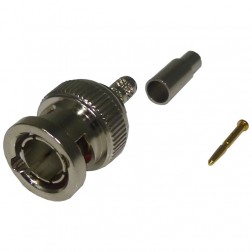 RFB-1707-S RF Industries BNC Male Crimp Connector 75 ohm for Cable Group S