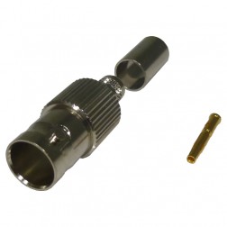 RFB-1724 RF Industries BNC Female Crimp Connector 75 Ohm for Cable Group D