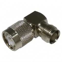 RFT1227 RF Industries IN Series Right Angle Adapter TNC Male to TNC Female