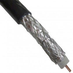1189A Belden Coax Cable (RG6) Quad Shield 75 Ohm Swept 5 MHz 1 GHz Solid Center Conductor