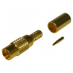 RMX-9050-1B RF Industries MMCX Female Crimp Connector for Cable Group B