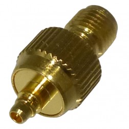 RP3408-1 RF Industries Reverse Polarity Between Series Adapter RP SMA Female to MMCX Female