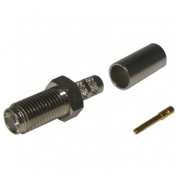 RSA-3050-C1 RF Industries SMA Female Crimp Connector for Cable Group C1