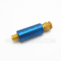 SAT-12 Mini Circuits Fixed Attenuator SMA Male/Female DC-1500 MHz 12dB (NOS)