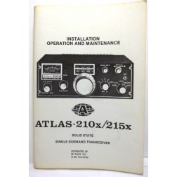 Installation, Operation and Maintenance Manual for Atlas 210X/215X SSB Transceiver