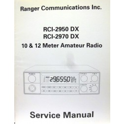 SMRCI29DX  Service Manual for Ranger RCI2950DX / RCI2970DX