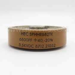 SPHHR682TK HEC Doorknob Capacitor 6800pf 3.5Kv -20/40% (Pull)
