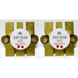 SRF3614 Motorola Transistor 12 volt 45 Watt (Selected Gain MRF646) Matched Pair (2) (NOS)