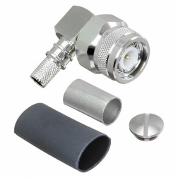 TC-240-TM-RA-D Times Microwave TNC Male Right Angle Crimp Connector (NOS)