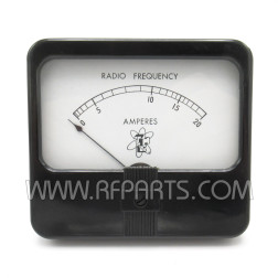 TME Radio Frequency  Meter 0-20 Amperes (Pull)