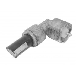 TRU9689-P1  TRU Connector, LC Male, Right Angle, Used with cable pigtail attached RG218