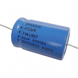 TVA1907 Sprague Atom® 30uf 500vdc Axial Electrolytic Capacitor
