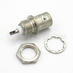 UG-1094/U Amphenol BNC Female Bulkhead Chassis Connector with Solder Cup (NOS)