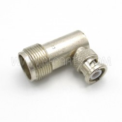 UG-559/U CBWH Right Angle HN Female to BNC Male Adapter (Pull)