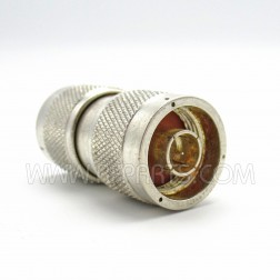 UG-57B/U Amphenol Silver Plated In-Series Adapter Type-N Male to Male  (Pull)