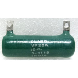VP25K-10  Wirewound Resistor, 10 ohm 25 Watt, Clarostat