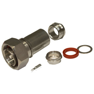 PE44276 Pasternack 7/16 DIN Male Clamp Connector for RG14 and RG217 Cable