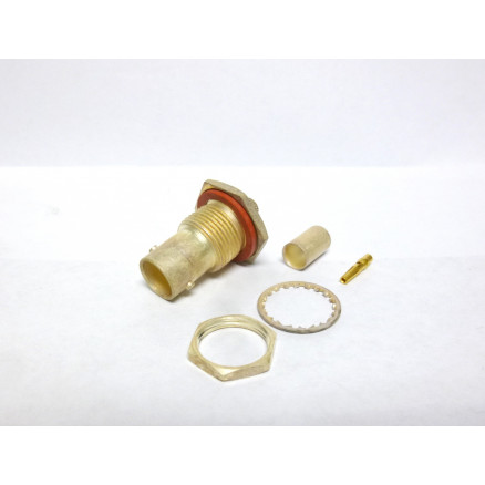 1-331693-1  BNC Female Bulkhead Connector, Cable Group C, AMP