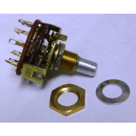 10YX034 Rotary Switch, 3 pole, 4 position