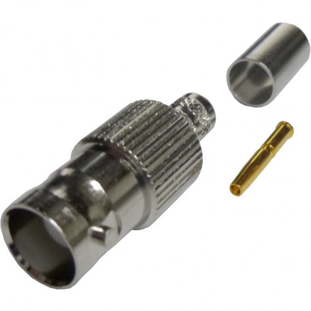 112605  Amphenol Straight BNC Female Crimp Connector for Cable Group X