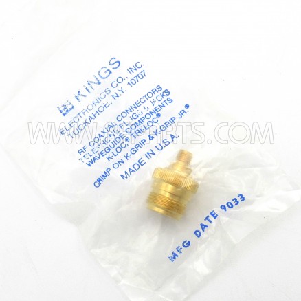 1209-4-16MA9 Kings Type-N Female to SMA Female Between Series Adapter (NOS)