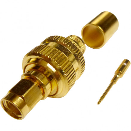 132298 Amphenol SMA Male Crimp Connector for Cable Group I