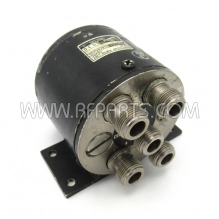 134C00200 Transco Type N Female SP4T Coaxial Switch with Indicator (Pull)