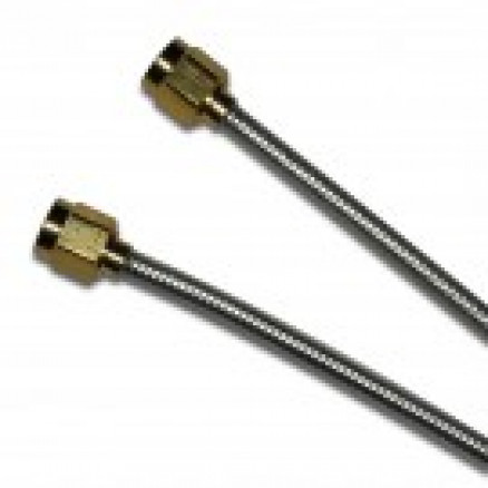 135101-R2-06 Amphenol 6 Inch Cable Assembly with 0.141 Flexible Semi-Rigid Cable and SMA Male Connectors