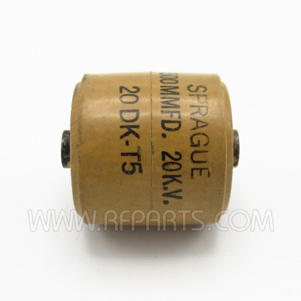 20DK-T5 Sprague Doorknob Capacitor 500pf 20kv 20% (Pull)