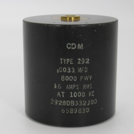 29280B332J00, Capacitance .0033mfd, Voltage 8kv, Amps 20
