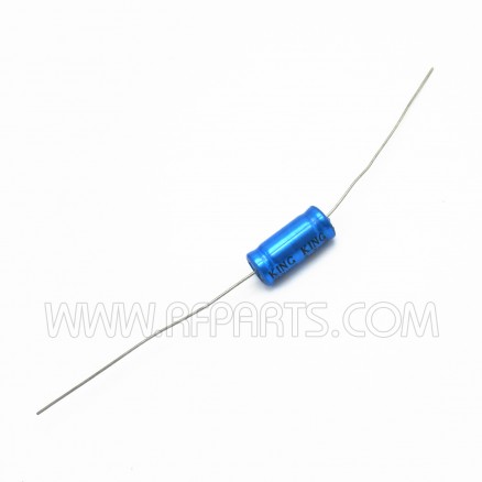 3.3-50A King Electrolytic Axial Capacitor 3.3mfd 50v Pack of 2