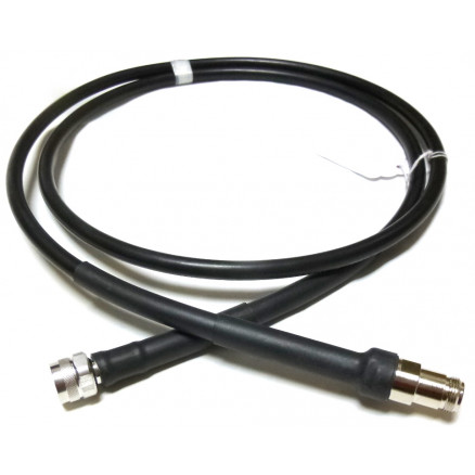 LMR400UF Cable Assembly, 6' with Times Type-N Male & Female Connectors (L400UFNMNF-6T)