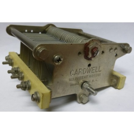 47-887 Cardwell Low Friction Shaft Variable Capacitor, 22-430, 25-457 uf