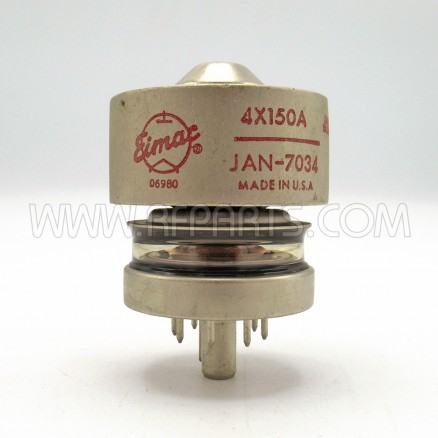 4X150A Eimac JAN-7034 Radial Beam Power Tetrode Transmitting Tube (Pull)