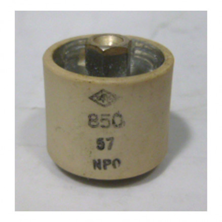 580057-5P Doorknob Capacitor, 57pf 5kv (Pull)