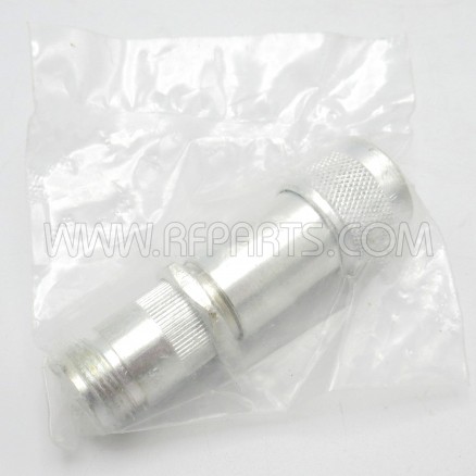 6020-6021 Automatic Type-N Male to Female Adjustable Length Test Adapter with Gold Contacts (NOS)