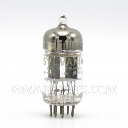 6201 Sylvania (Gold Brand) High Frequency Twin Triode (NOS)