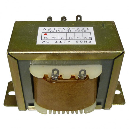 671245  Low voltage transformer, 117VAC/60cps 24vct, 2.5 amp, (67-1245) CES