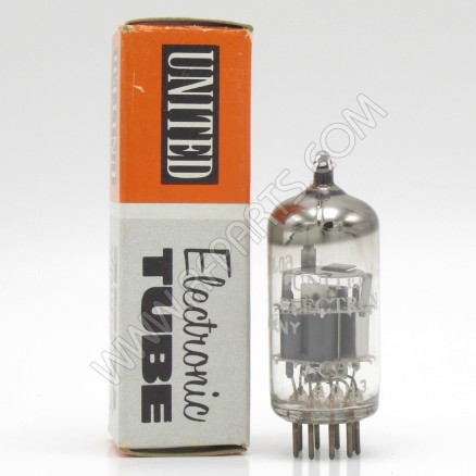 6DJ8 United Electron Medium-Mu Triode Made in Germany (NOS)