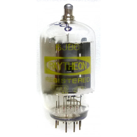 6JB6 Raytheon Horizontal-Deflection Amplifier Tube (NOS)