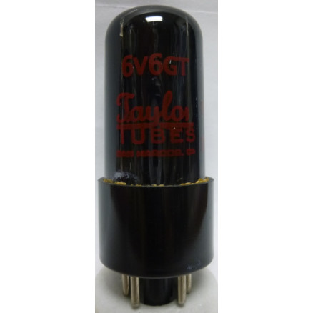 6V6GT Tubes, Beam Power Amplifier, Matched Pair