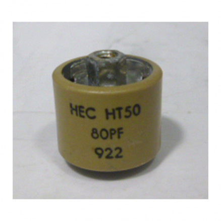 580080-5P Doorknob Capacitor 80pf 5kv (Pull)