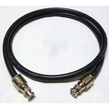 213-BMBM-6 Pre-Made Cable Assembly, 6 foot / 72 Inches, RG213 w/BNC Male (AAA1003-72)