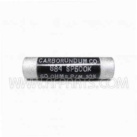 884SP500K Carborundum Resistor 50 ohm 22.5 Watt +/- 10% NSN: 5905-01-061-1383