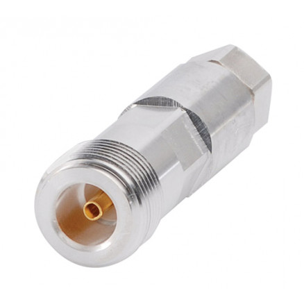 F1PNF Type-N  Female Connector, FSJ1-50 (Good to 8 GHz)  Andrew