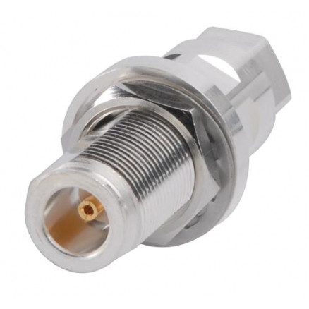 F2PNF-BH Andrew/CommScope Straight Bulkhead Type-N Female Connector (for FSJ2-50 Cable)
