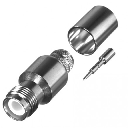 RP-1216-I RF Industries Reverse Polarity TNC Female Crimp Connector for Cable Group I